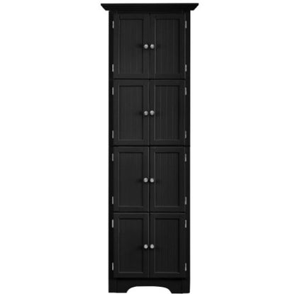 US Local High Storage Cabinet With Door And 4 Shelves