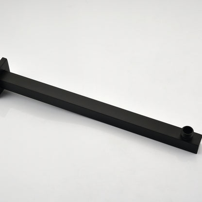 US Local Brass Matte Black Shower Faucet With Shower System,10 Inch Shower Head And Handheld Spray Bathroom Combination