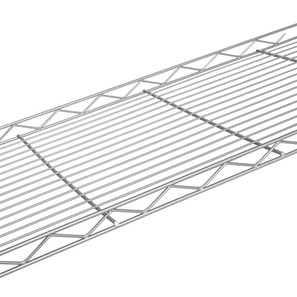 US Local Carbon Steel Rectangular Metal 5-layer Storage Rack - Silver Gray