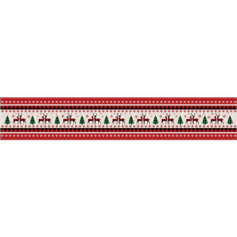 Christmas Table Runner Home Decoration Fabric