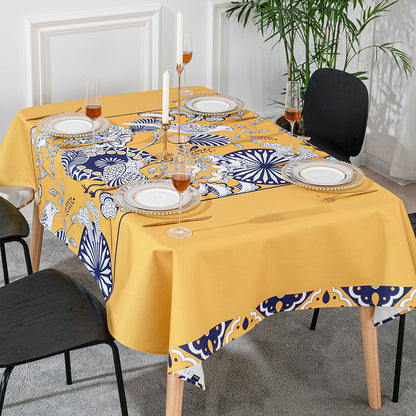 Tablecloth cotton and linen tablecloth