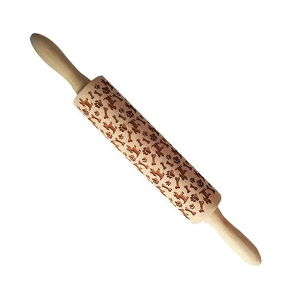 US Local Rolling Pin Christmas Embossing