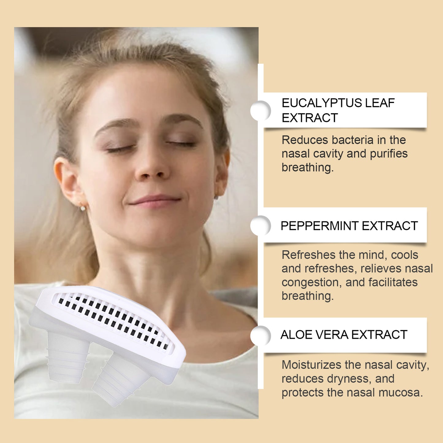 US Local South Moon Nasal Care Instrument Nasal Respiratory Repair Cleaning Nasal Relief Nasal Discomfort Care Instrument