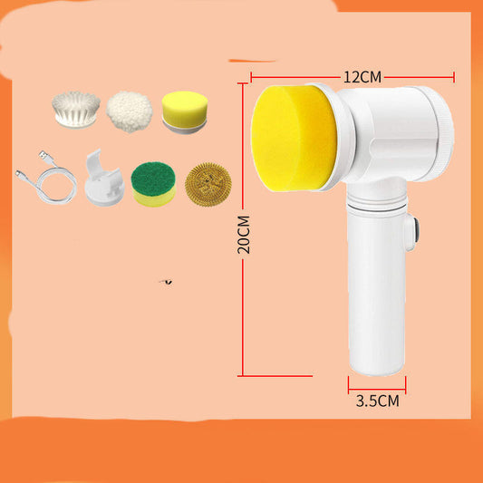 USA Local Kitchen Supplies Multifunctional Brush Electric Scrubber Rechargeable Dishwashing Brush Automatic Range Hood Stove