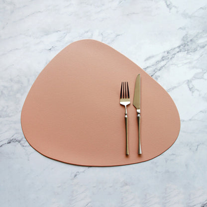 PU leather solid color placemat