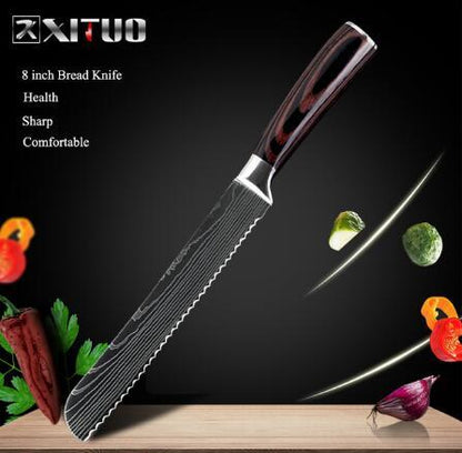 US Local Carpenter's Special Set 6-piece Set 8-piece Set Knife Chef Knife Kitchen Knife Cooking