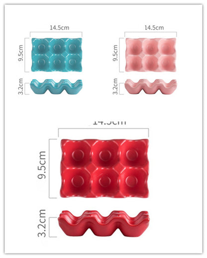 Kitchen utensils egg rack