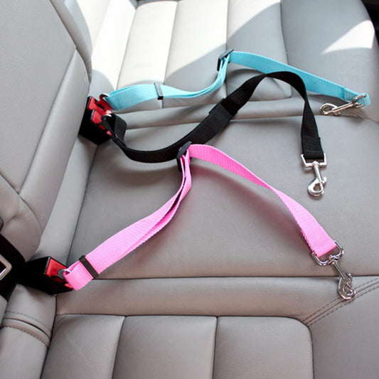 US Local Retractable Dog Safety Belt Car Safety Belt For Pet Dog Supplies Car Safety Buckle