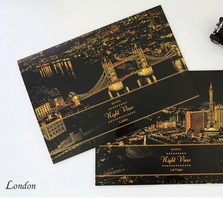 US Local Decorative painting scratch Scraping painting drawing paper world Sightseeing pictures decoration birthday gifts