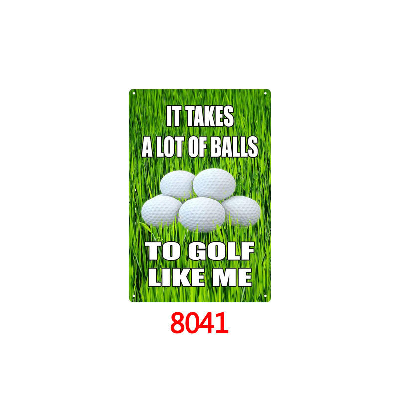 US Local Tin Painting Bar Clothing Store Home Wall Decoration