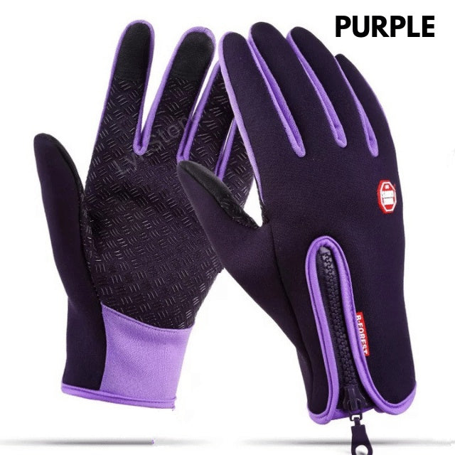 US Local Winter Gloves Touch Screen Riding Motorcycle Sliding Waterproof Sports Gloves With Fleece