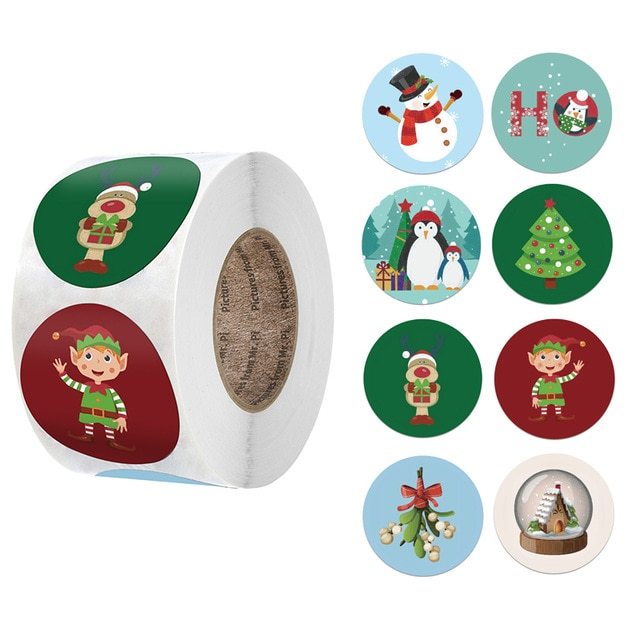 Roll sticker Christmas decoration gift