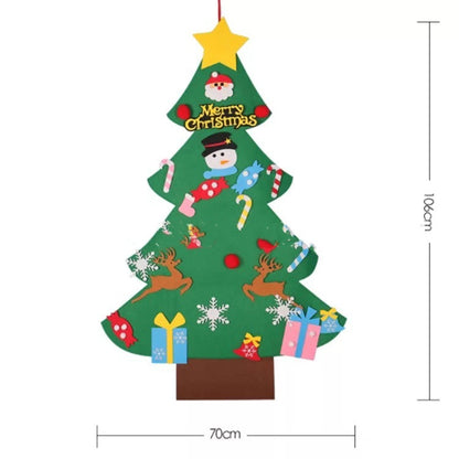 US Local Felt cloth to decorate the Christmas tree
