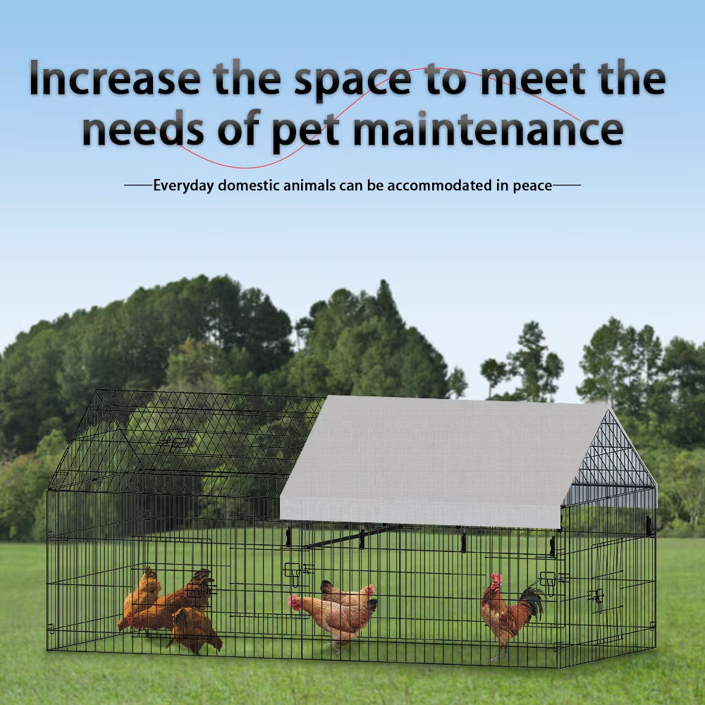 US Local Pointed Wire Chicken Coop For Poultry Breeding