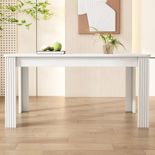 UK Local 4 Seater Dining Room Table, MDF Wood Rectangle Modern Kitchen Dining,Room Furniture Unit, Small Kitchen Table,Coffee Table,Small Table For Home