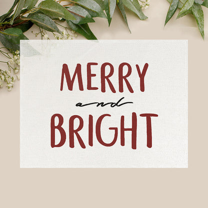 Christmas Printing Non-slip Placemat