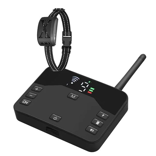 US Local Wireless Electric Dog Fence Waterproof Pet Shock Boundary Containment System Electric Training Collar For Small Medium Large Dogs