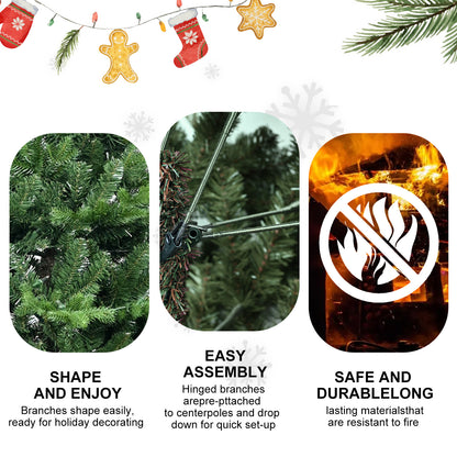 US Local PVC Christmas Tree, Christmas Decorations, Green