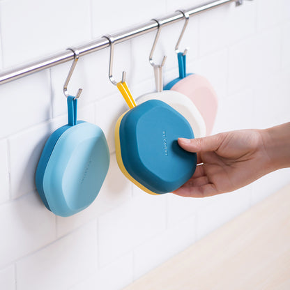 US Local Silicone 12 Cavity Hexagon 3D Ice Mold DIY Popsicle Mould Ice Cream Makers Storage Box