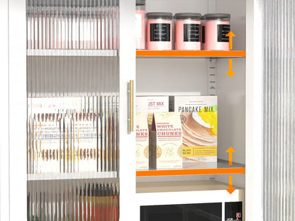 US Local 2 Doors 2 Drawers Cabinet