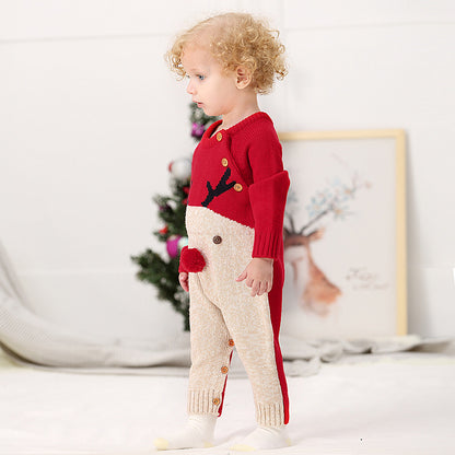 Children's Christmas knitted sweater