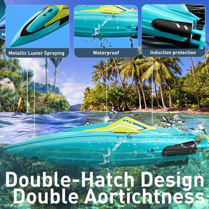 US Local 4DRC S5 Blue Remote Control Boat For Swimming Pools And Lakes