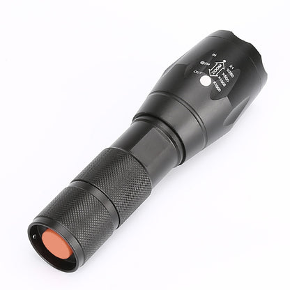 US Local Portable Mini Flashlight LED ZOOM Torch Hunting Zoomable Flashlight Torch Light