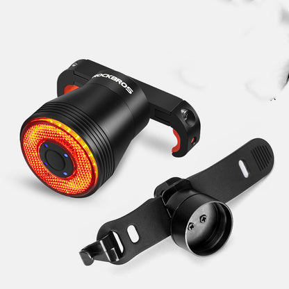 Bicycle Smart Auto Brake Sensing Light IPx6 Waterproof LED Charging Cycling Taillight Bike Rear Light Accessories