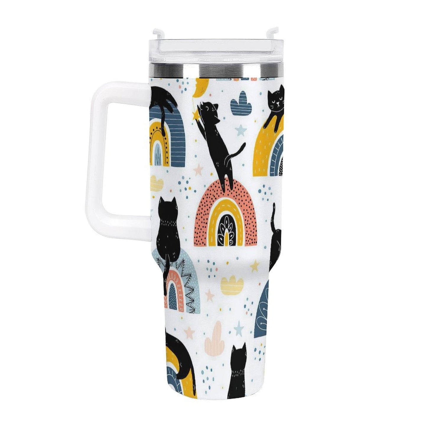 PHDT00244 POD US Local Tumbler 40 oz Large Capacity Car Cup Cat