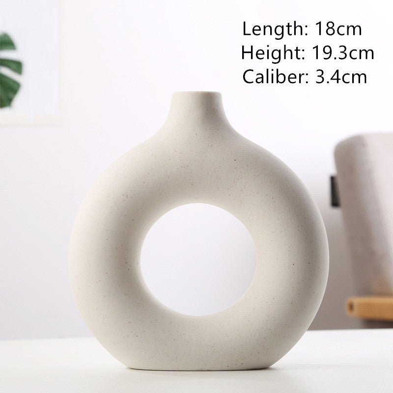 USA Local New Style Biscuit Vase Frosted Particle Flower Arranging Device