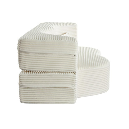 US Local Modern Floor Sofa With 2 Pillows,Convertible Plush Corduroy Sleeper Sofa Bed,Full Size Folding Mattress For Living Room,Guest Bed,no Assembly Required,Beige