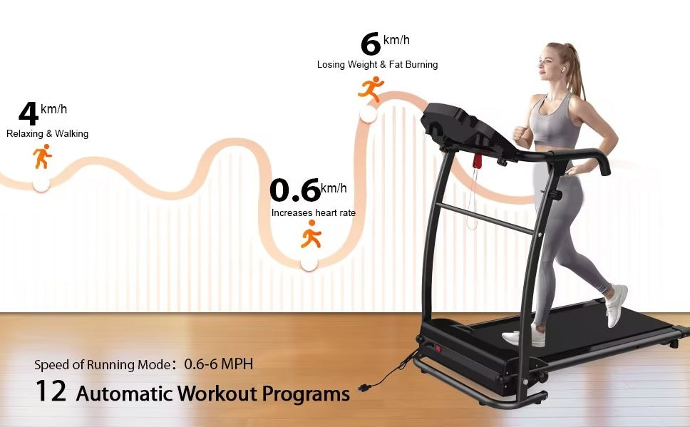 US Local Folding Treadmill Electric Running Machine