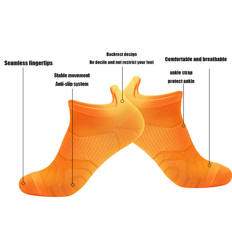 US Local 8 Pairs Womens Athletic Compression Running Low Cut Cushioned Socks Anti-odor And Breathable For Outdoor Sports Running Cycling Hiking Fitness