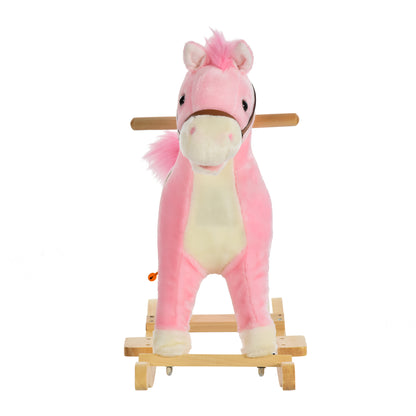 US Local Rocking Horse Plush Animal on Rockers