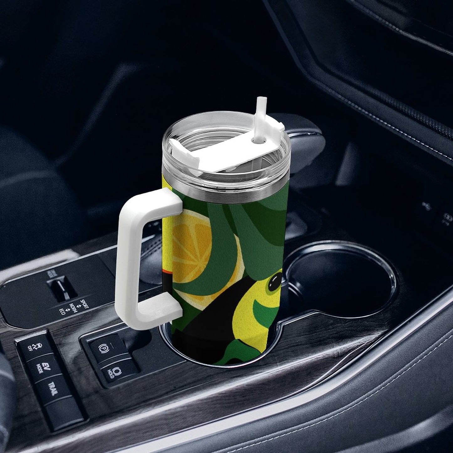 PHDT00227 POD US Local Tumbler 40 oz Large Capacity Car Cup Big Billed Bird, Jungle