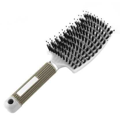 US Local Hairbrush Anti Klit Brushy Haarborstel Women Detangler Hair Brush Bristle Nylon Scalp Massage  Teaser Hair Brush Comb