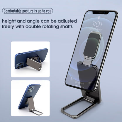 US Local Foldable Mobile Phone Holder Ring Buckle Retractable Desktop CellPhone Stand Car Magnetic Bracket Office Accessories