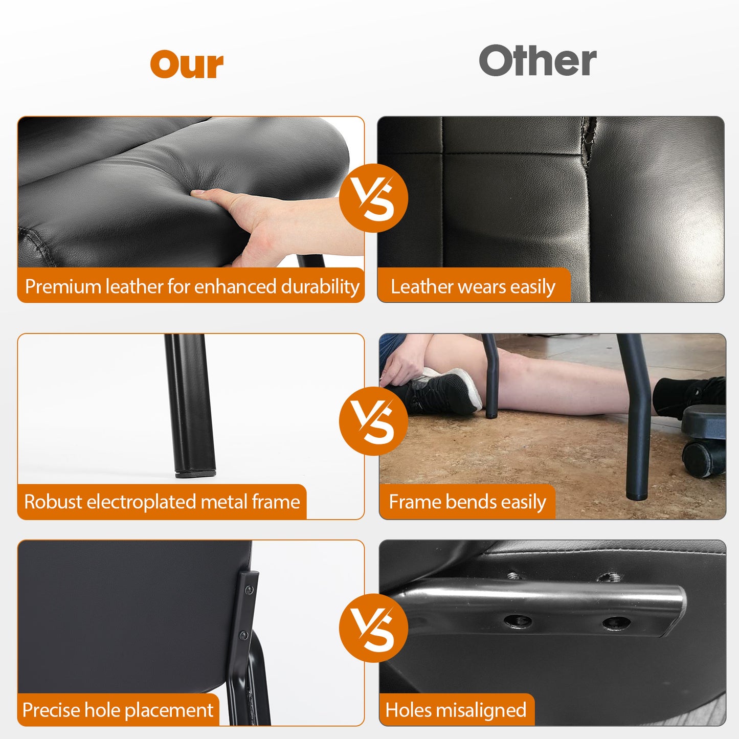 US Local Leather Conference Room Chairs With Padded Arms,eception Chairs,Office Guest Chairs