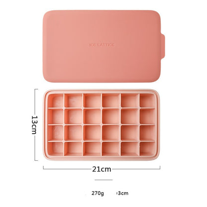 US Local Silicone 12 Cavity Hexagon 3D Ice Mold DIY Popsicle Mould Ice Cream Makers Storage Box