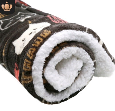 US Local Cute Cat Blankets Dog Pet Mat
