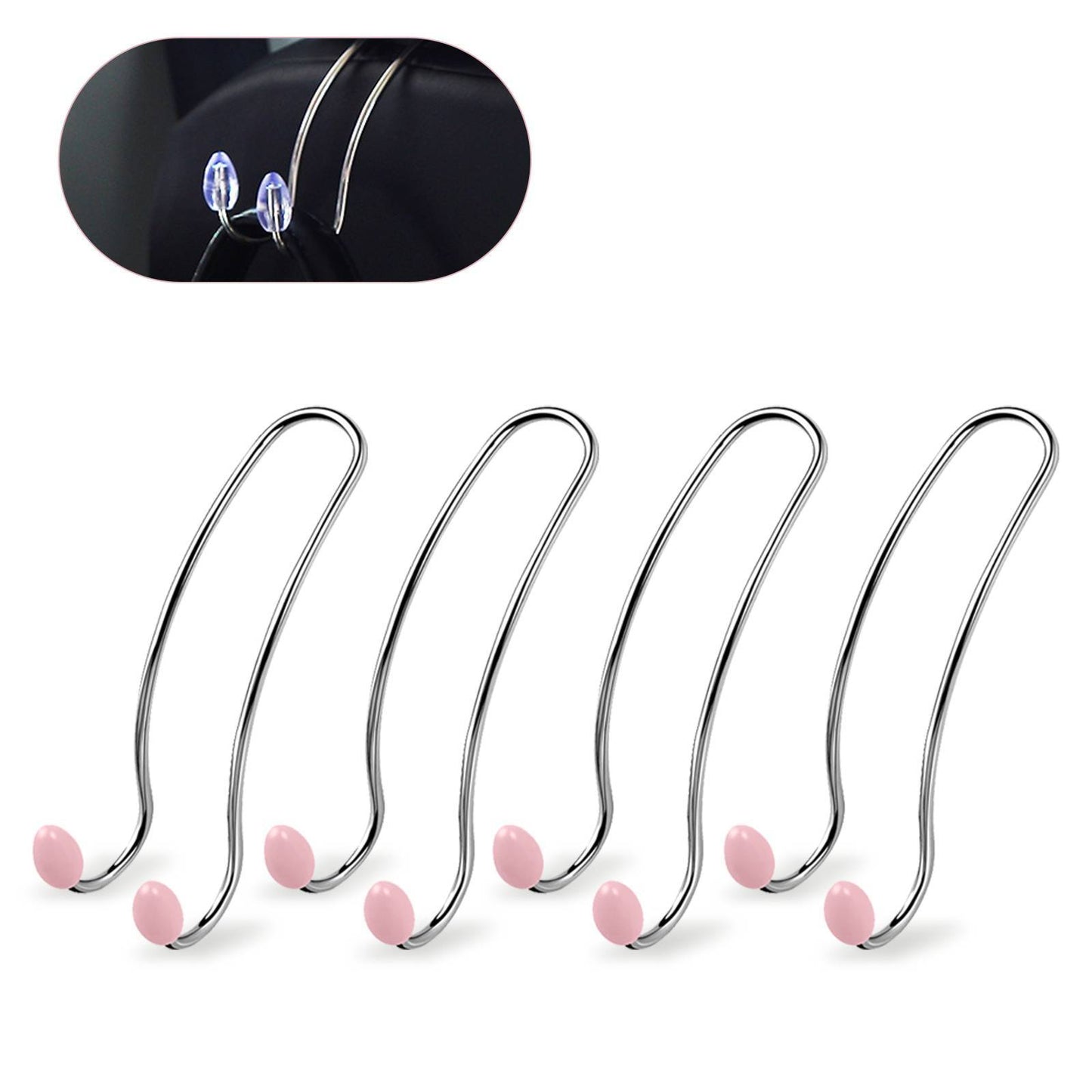 4PCS Multi-functional Vehicle-mounted Storage Hook ,Car Seat Back Storage Hook