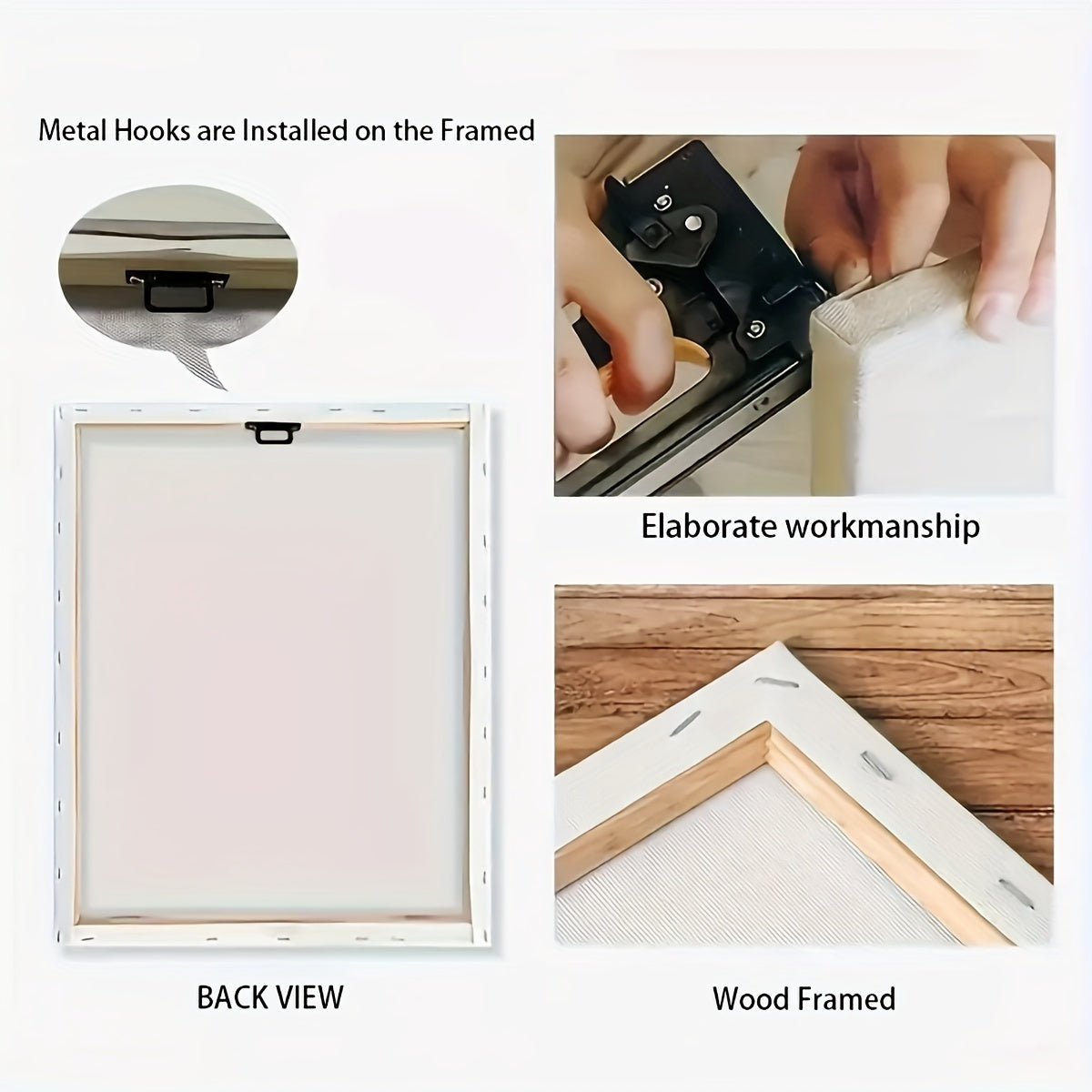 US Local Framed Oil Paintings And Posters, Ready To Hang, Featuring Lakes, Abstract Animals, And Landscapes For Home Decoration, Marble, Wall Art, Room Decor, And Home Wall Decoration. High-definition Printing