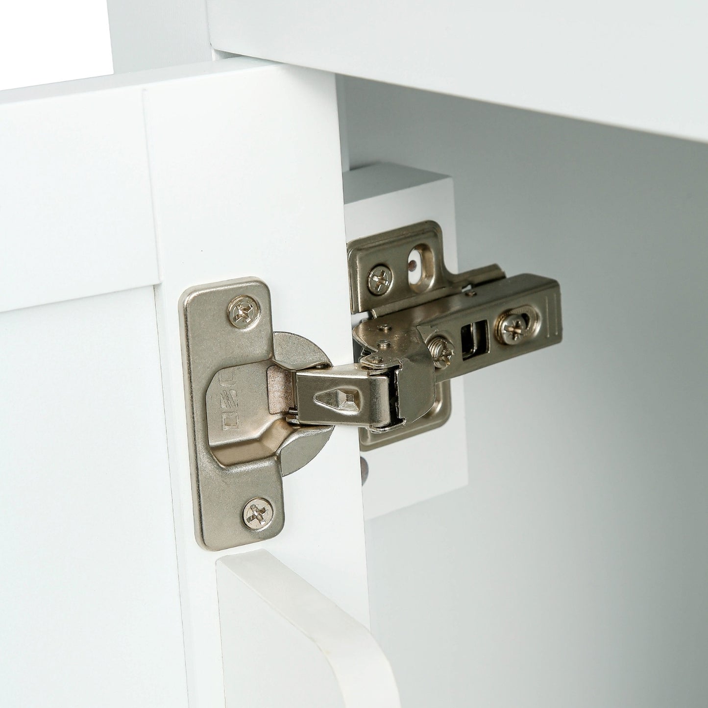 US Local Kitchen Cart With Drop-Leaf Countertop, Cabinet Door, And Storage Racks