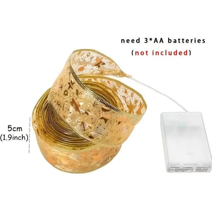 US Local A Christmas Tree With 32 Feet Of Ribbon