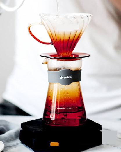 Heat Resistant Glass Hand Brew Coffee Filter Cup Sharing Pot