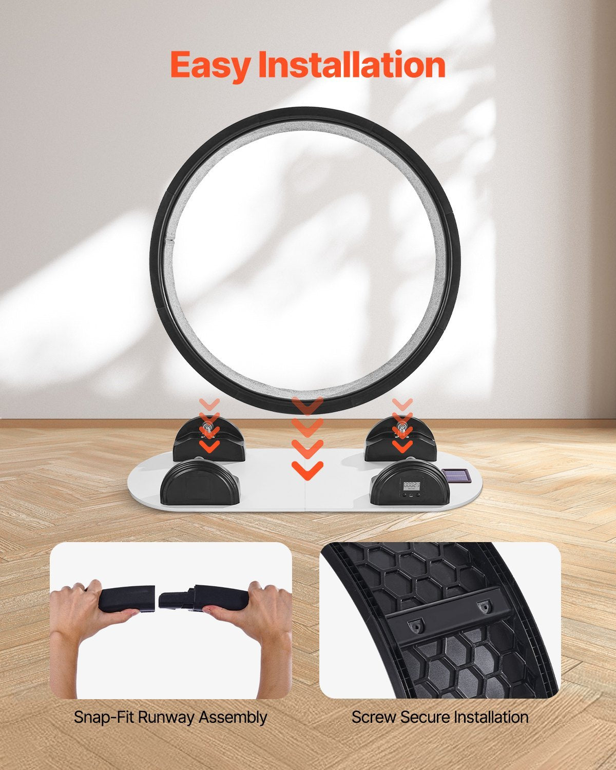 Cat Exercise Wheel With Pedometer Cat Treadmill For Pet Health Black