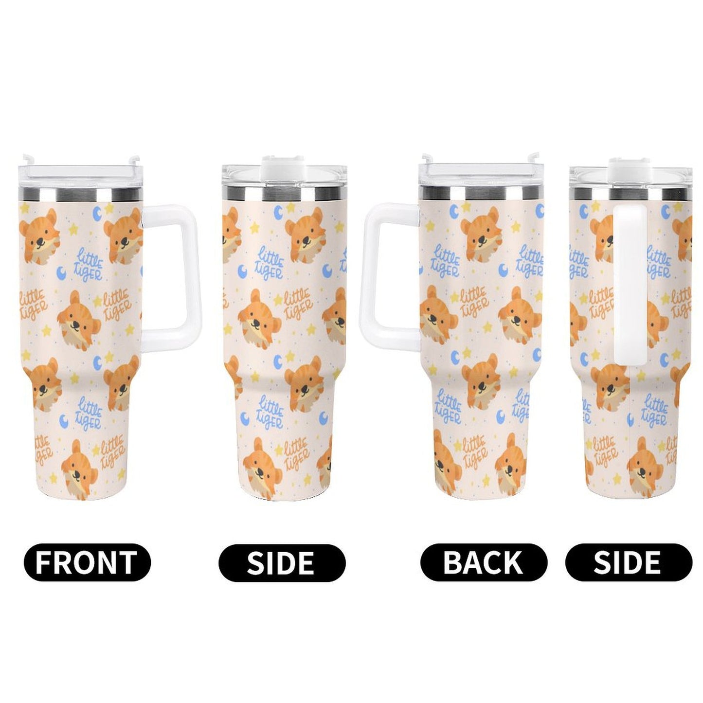 PHDT00351 POD US Local Tumbler 40 oz Large Capacity Car Cup Cute Dog