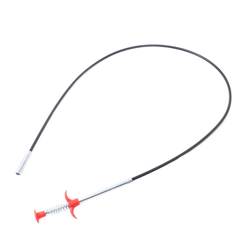 USA Local 60CM Sewer Dredger Spring Pipe Dredging Tool Household Hair Cleaner Drain Clog Remover Cleaning Tools Household For Kitchen Sink Kitchen Gadgets