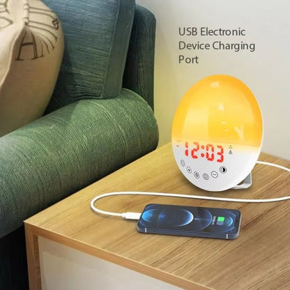 US Local Popular Natural Light Siren Best Selling Halloween Wake Up Light