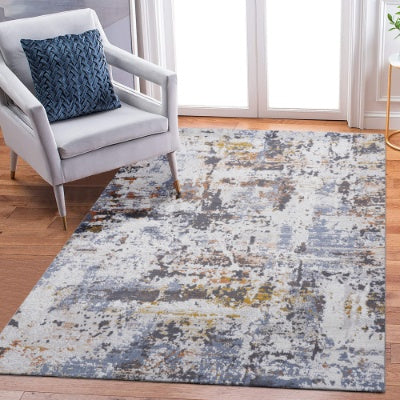 US Local LOOM  LUXE Collection 5X7 Grey  Abstract Non-Shedding Living Room Bedroom Dining Home Office Stylish And Stain Resistant Area Rug
